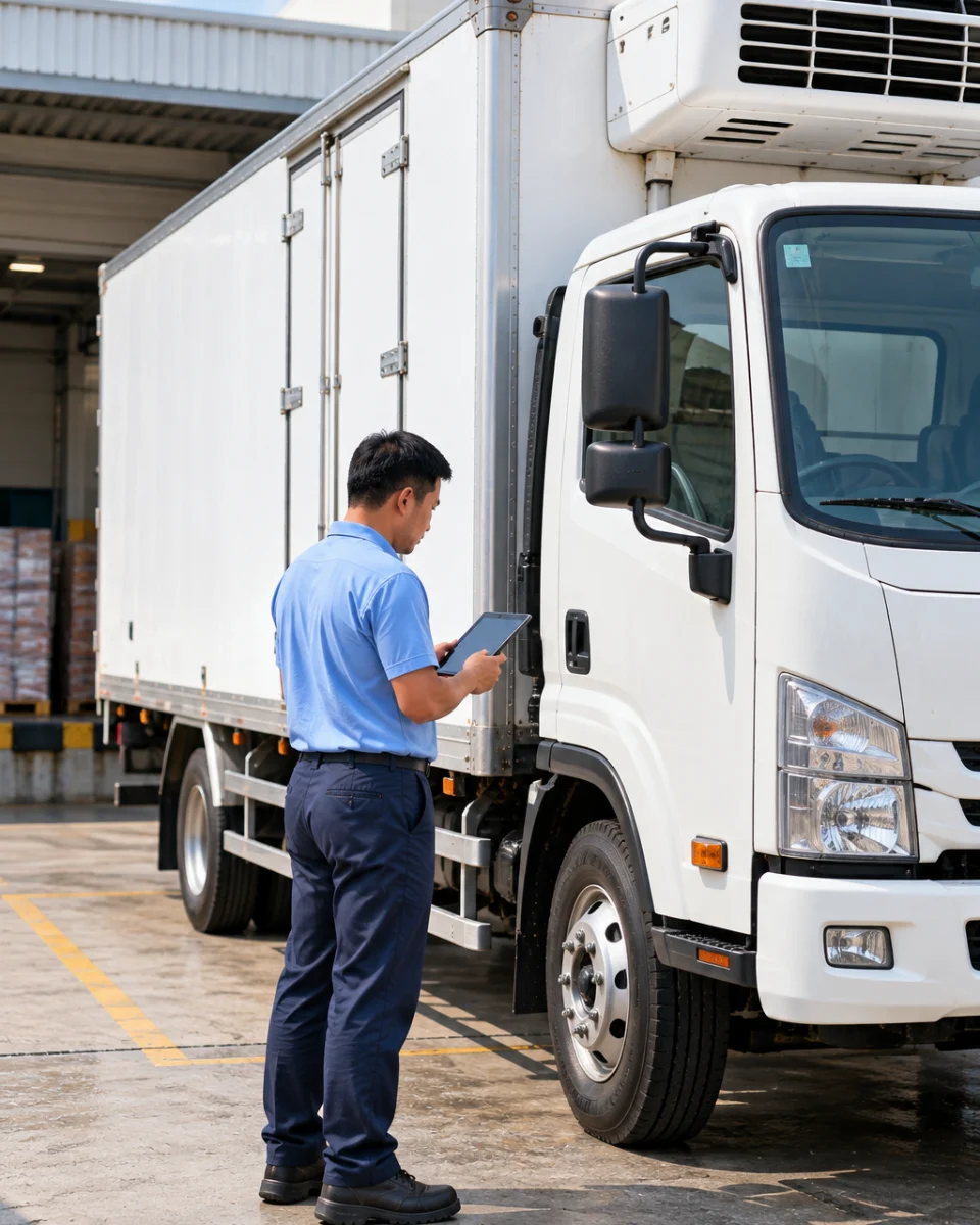 Tài xế xe lạnh Tuyết Mai