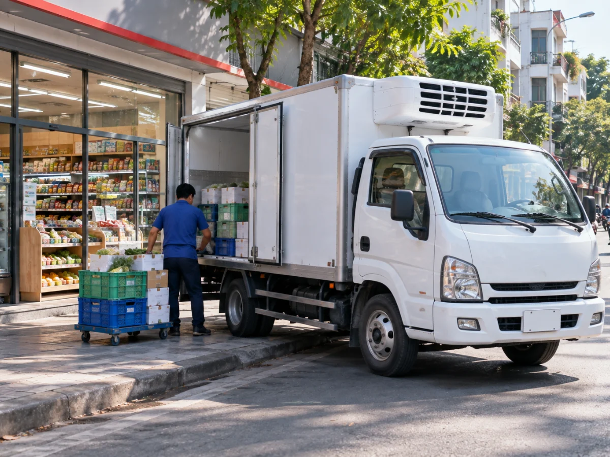 Xe tải lạnh 1,25 tấn